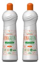 Kit 2 Limpador Multiuso Vinagreen 500ml Laranja Clareador