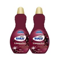 Kit 2 Limpador Perfumado Zulu Perfumes Coala Orquídea Negra 500 ml