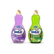 Kit 2 Limpador Perfumado Zulu Perfumes Lavanda e Bambu 500 Ml