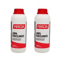 Kit 2 Limpador Tira Manchas De Porcelanatos Granito Mármore - 1 Litro