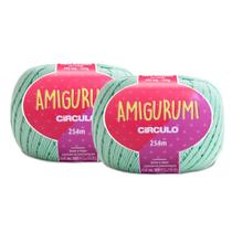 Kit 2 Linha Fio Amigurumi Circulo 100% Algodão Mercerizado - 254m/125g