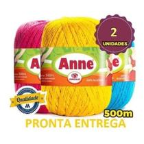 Kit 2 Linhas Anne Círculo Crochê Algodão Mercerizado 500MT - CIRCULO