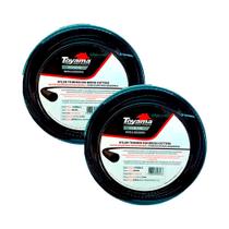 Kit 2 Linhas de Nylon Quadrado 3.30mm Blister 42 Metros Preto TOYAMA 1301-096