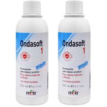 Kit 2 Líquidos de Permanente Itely Ondasoft Nº 1 Cabelos Naturais e Difíceis 240ml
