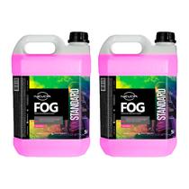Kit 2 Líquidos / Fluidos Fog Tutti-frutti Linha Standart 5 Litros Para Máquinas De Fumaça