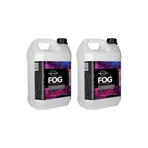 Kit 2 Líquidos Para Máquina de Fumaça Fluido 5 Litros Linha Professional Neutro da Névoa