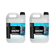 Kit 2 Liquidos Para Máquinas De Neve Fluido Snow 5 Litros Nevoa + Nota Fiscal