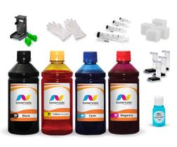 Kit 2 Litros De Tinta Compatível Para HP F4135 21 e 22