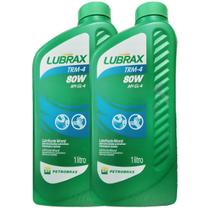 Kit 2 Litros Lubrificante Mineral TRM-4 80W API GL-4 Lubrax Kit 2 Litros Lubrificante Mineral TRM-4 80W API GL-4 Lubrax