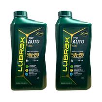 Kit 2 Litros Oleo Lubrax Premium 5W20 Sintético API SQ SN SL Kit 2 Litros Oleo Lubrax Premium 5W20 Sintético API SQ SN SL