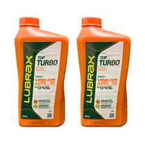 Kit 2 Litros Óleo Lubrax Top Turbo Essencial 15w40 API CI4 Kit 2 Litros Óleo Lubrax Top Turbo Essencial 15w40 API CI4