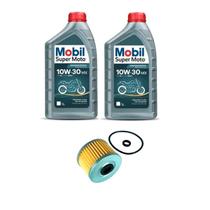 Kit 2 Litros Óleo Mobil 10w30 + Filtro Falcon Xre Cb 250 300