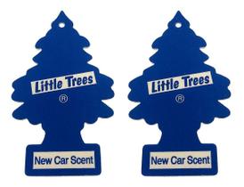 Kit 2 Little Trees Aromatizador Cheirinho Carro Automotivo - NEW CAR