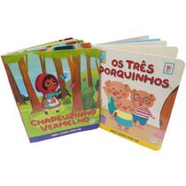 Kit 2 Livro Infantil Contos Clássicos Fábulas Em Pop-Up - Ciranda Cultural