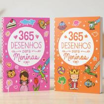 Kit 2 Livros 365 Desenhos Para Meninos + 365 Desenhos Para Meninas Kit 2 Livros 365 Desenhos Para Meninos + 365 Desenhos Para Meninas