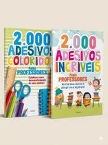 Kit 2 Livros: 4.000 Adesivos para Professores (Coloridos + Incríveis)