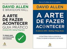 KIT 2 LIVROS A arte de fazer acontecer guia prático: 10 etapas para a produtividade sem estresse - Sextante