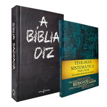 Kit 2 Livros A Bíblia Diz NVI - Giz + Teologia Sistemática Para Hoje