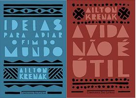 KIT 2 LIVROS AILTON KRENAK Ideias para adiar o fim do mundo + A vida não é útil