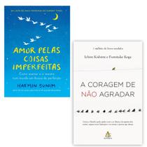 Kit 2 livros, Amor Pelas Coisas Imperfeitas + A coragem de não agradar, Ichiro Kishimi e Fumitake Koga, Haemin Sunim