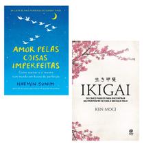 Kit 2 livros, Amor Pelas Coisas Imperfeitas + Ikigai, Ken Mogi, Haemin Sunim