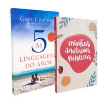 Kit 2 Livros As Cinco Linguagens do Amor - Gary Chapmam + Minhas Anotações Bíblicas - Boho