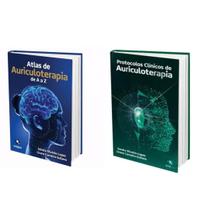 Kit 2 Livros - Atlas E Protocolos De Auriculoterapia