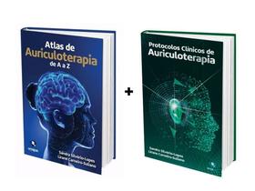 Kit 2 Livros - Atlas E Protocolos De Auriculoterapia