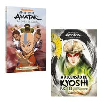 Kit 2 livros avatar - a lenda de aang: as aventuras perdidas + a ascensão de kyoshi