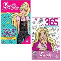 Kit 2 Livros Barbie Atividades e Desenhos para Colorir