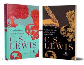 Kit 2 livros C S Lewis - Cartas de um diabo + Cristianismo puro e simples