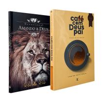 Kit 2 Livros Café com Deus Pai + Devocional Amando a Deus - Leão