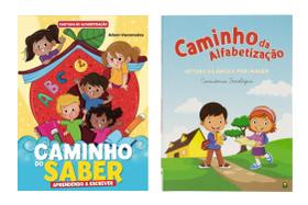 Kit 2 livros - cartilha caminho do saber - aprendendo a escrever + cartilha caminho da alfabetização nova ortografia Kit 2 livros - cartilha caminho do saber - aprendendo a escrever + cartilha caminho da alfabetização nova ortografia