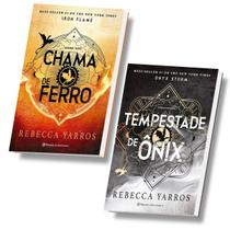 Kit 2 Livros, Chama de Ferro + Tempestade de Ônix, Livro 2 e 3 Da Série O Empyriano, Rebecca Yarros