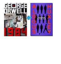 Kit 2 livros clássicos sobre distopia 1984 + Admirável mundo novo