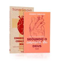 Kit 2 Livros Conhecendo o Coração de Jesus + 40 Dias Vivendo Segundo o Coração de Deus Conectando-se ao Coração de Jesus