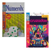 Kit 2 Livros Coquetel Cruzadox E Coquetel Numerox 144 páginas cada