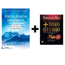 Kit 2 Livros de Desenvolvimento Pessoal, Excelência interior + Mais Esperto que o Diabo, Livro de Bolso, Napoleon Hil