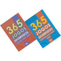 Kit 2 Livros de Passatempos Ativa Mente 365 Jogos Divertidos Caça Palavras Sudoku Labirinto Com Letras Grandes Kit 2 Livros de Passatempos Ativa Mente 365 Jogos Divertidos Caça Palavras Sudoku Labirinto Com Letras Grandes