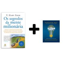Kit 2 Livros de Sucesso, Os Segredos da Mente Milionária + Atitude Mental Positiva, Livro de Bolso, Napoleon Hill