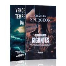 Kit 2 livros Derrubando Gigantes Charles Spurgeon + Vencendo as Tempestades da Vida James Durham Vencendo as Bat - Livraria Familia Crista