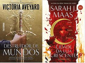 KIT 2 LIVROS Destruidor de mundos + Cidade da Lua Crescente