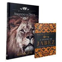 Kit 2 Livros Devocional Amando a Deus - Leão + Oração de Jabez - Bruce Wilkinson