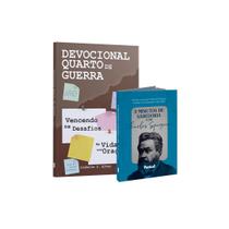 Kit 2 Livros - Devocional com Deus Paí - Devocional Quarto de Guerra + 3 minutos com Charles Spurgeon