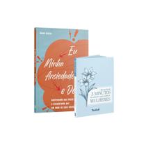 Kit 2 Livros - Devocional com Deus Pai - Eu Minha ansiedade e Deus Isabelle S. Alves + Devocional P/ Mulheres - Azul