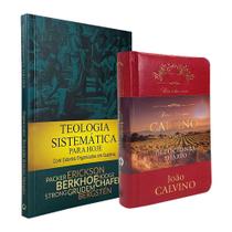 Kit 2 Livros Devocional Dia a Dia com Calvino - Luxo + Teologia Sistemática para Hoje - Publicações Pão Diário