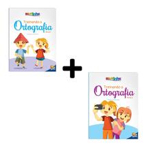 Kit 2 Livros Didáticos Infantis - Treinando a Ortografia Nível 1 + Nível 2 - Alfabetização e Escrita Divertida Kit 2 Livros Didáticos Infantis - Treinando a Ortografia Nível 1 + Nível 2 - Alfabetização e Escrita Divertida