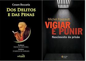 KIT 2 LIVROS Dos Delitos e das Penas + VIGIAR E PUNIR