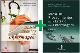 Kit 2 Livros Ed. Martinari Diário Técnico de Enfermagem + Manual para Estágio