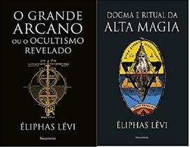 Kit 2 livros eliphas levi o grande arcano + dogma ritual da alta magia - Pensamento